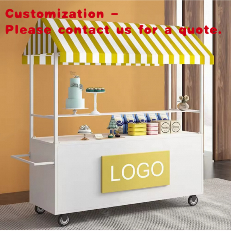 Food Snacks To Sell - Custom.Move Market Stall Тележка из нержавеющей