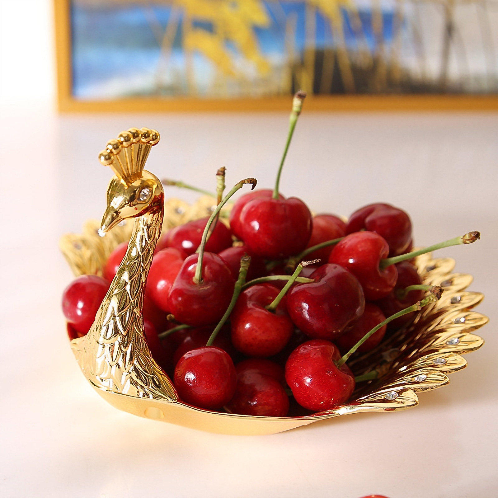 1 шт. Золотистая подставка для – обзор и цена Zinc Food Snacks